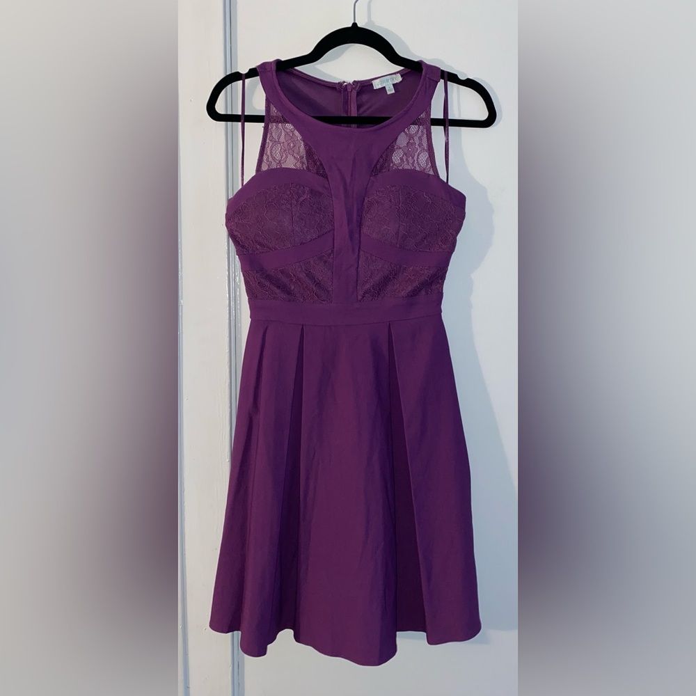 Purple Francesca’s dress